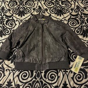 OshKosh B'gosh Brown Faux Leather Jacket